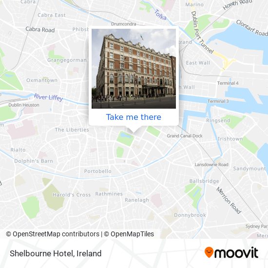 Shelbourne Hotel map