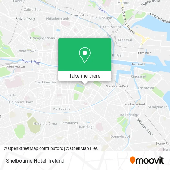 Shelbourne Hotel map