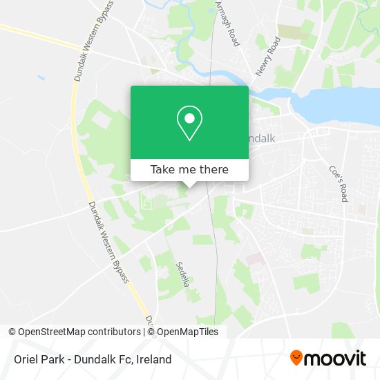 Oriel Park - Dundalk Fc map