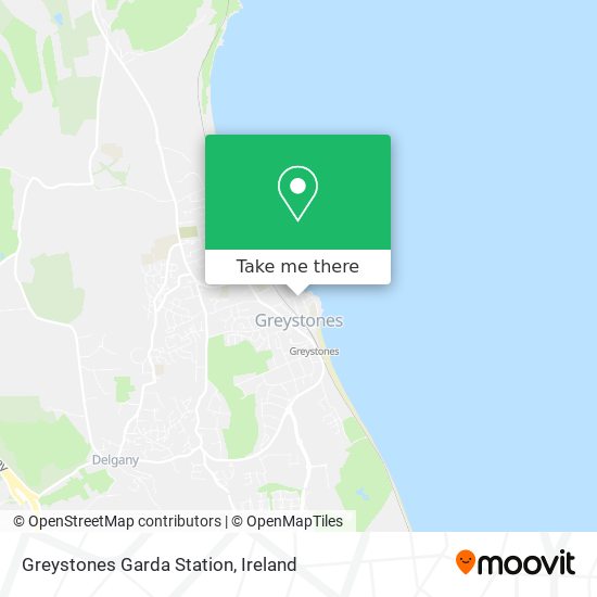 Greystones Garda Station map