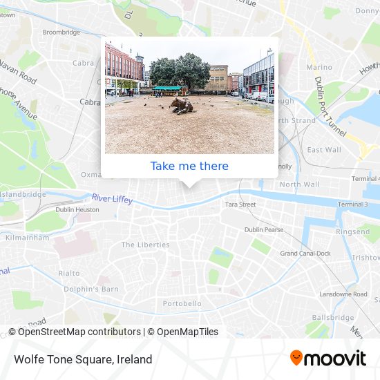 Wolfe Tone Square map