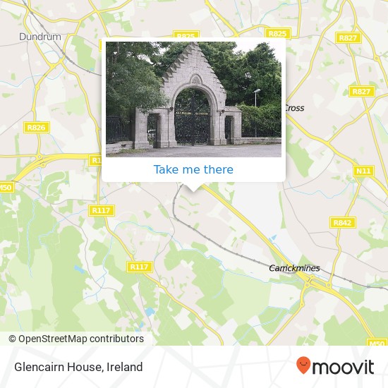 Glencairn House map