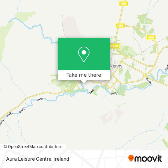 Aura Leisure Centre map