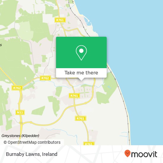 Burnaby Lawns map