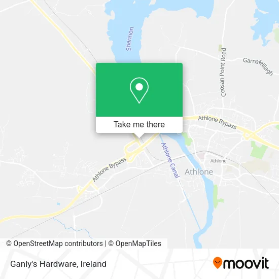 Ganly's Hardware map