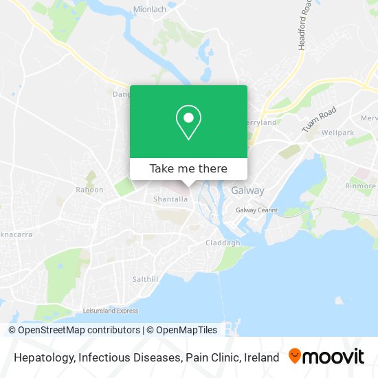 Hepatology, Infectious Diseases, Pain Clinic map