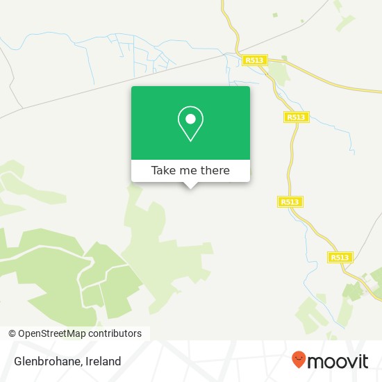 Glenbrohane map