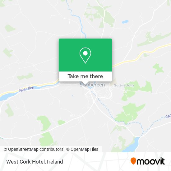 West Cork Hotel map