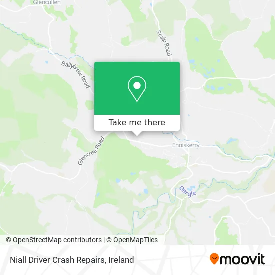 Niall Driver Crash Repairs map