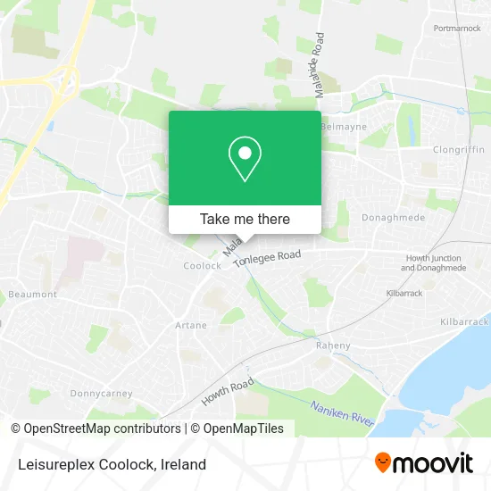 Leisureplex Coolock map