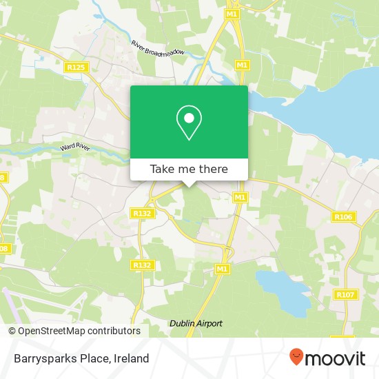 Barrysparks Place map