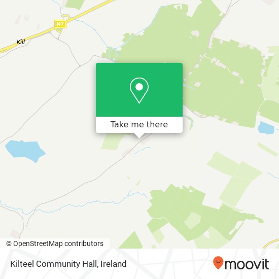 Kilteel Community Hall map