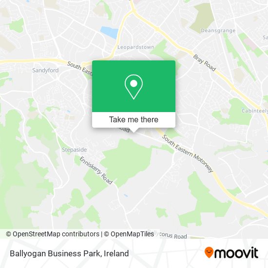 Ballyogan Business Park map