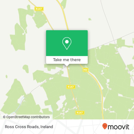 Ross Cross Roads map