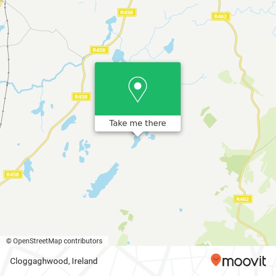 Cloggaghwood map