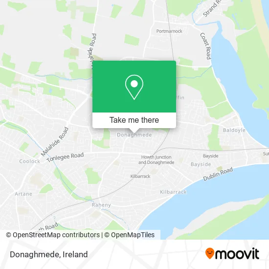 Donaghmede map