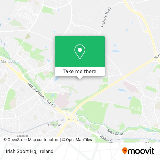 Irish Sport Hq map