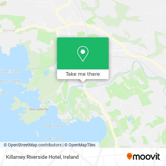 Killarney Riverside Hotel map