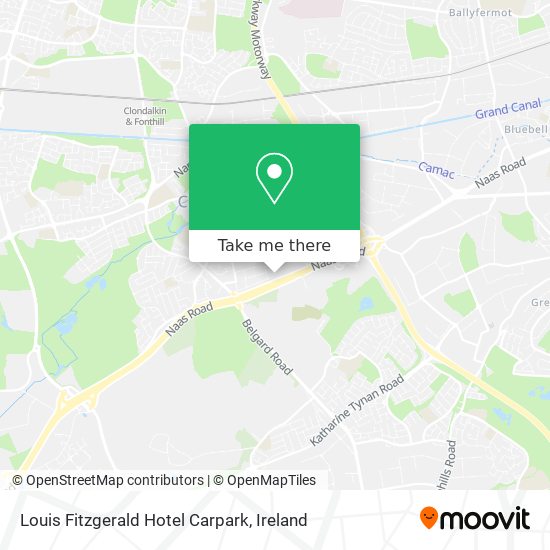 Louis Fitzgerald Hotel Carpark map