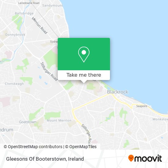 Gleesons Of Booterstown map