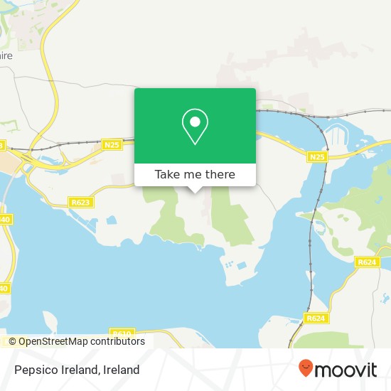 Pepsico Ireland map