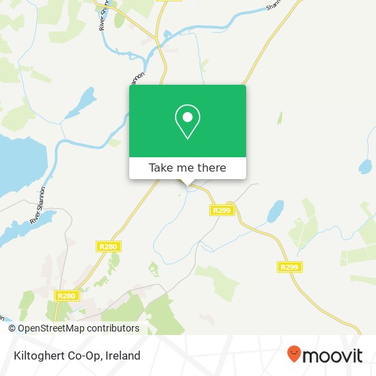 Kiltoghert Co-Op map