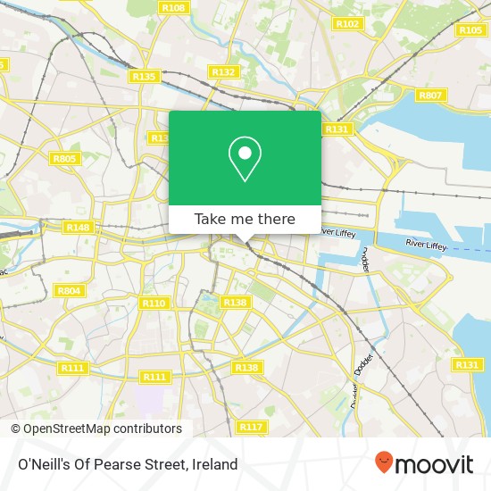 O'Neill's Of Pearse Street map