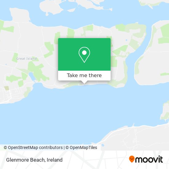 Glenmore Beach map