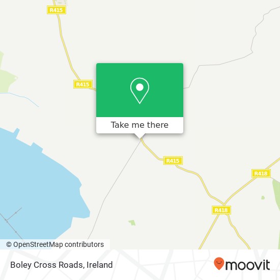 Boley Cross Roads map