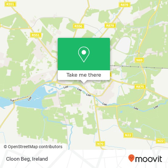 Cloon Beg map
