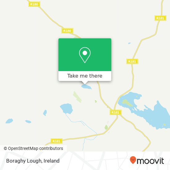 Boraghy Lough map