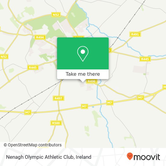 Nenagh Olympic Athletic Club map