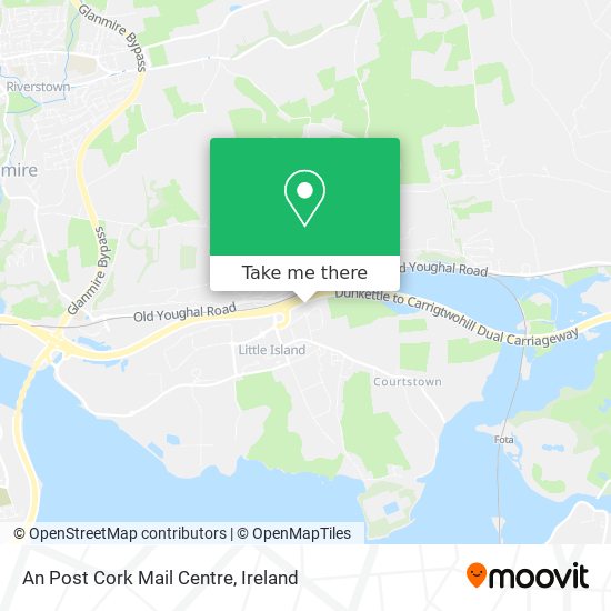 An Post Cork Mail Centre map