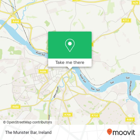 The Munster Bar map