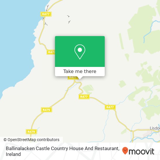 Ballinalacken Castle Country House And Restaurant plan