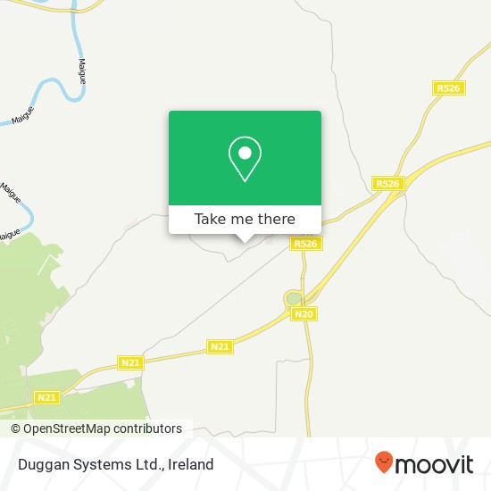 Duggan Systems Ltd. map