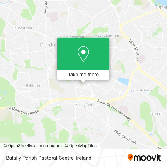 Balally Parish Pastoral Centre map