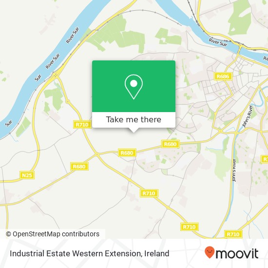Industrial Estate Western Extension map
