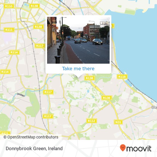Donnybrook Green map