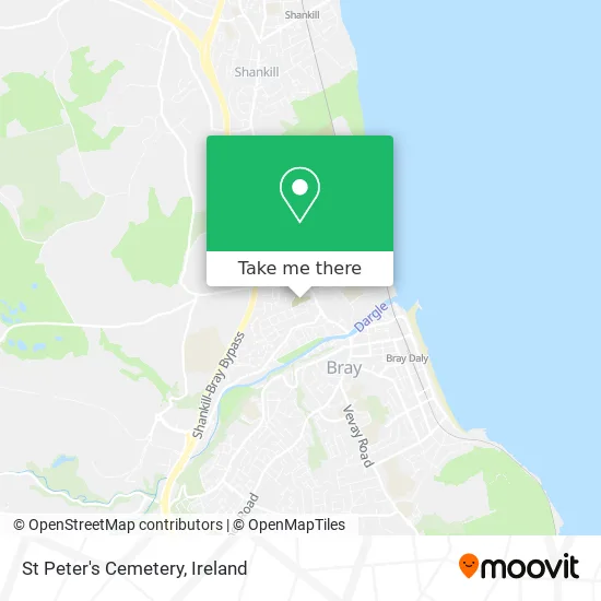 St Peter's Cemetery map