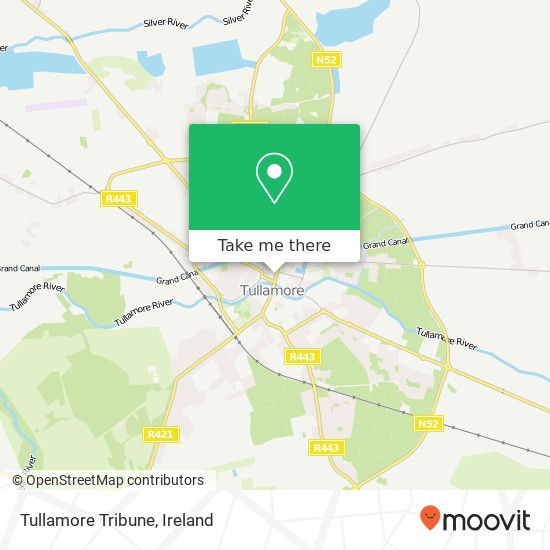 Tullamore Tribune map