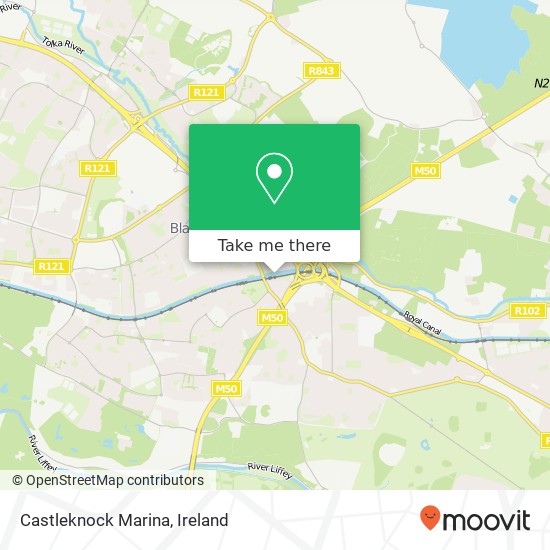 Castleknock Marina map