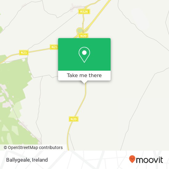 Ballygeale map