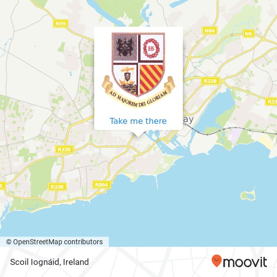 Scoil Iognáid map