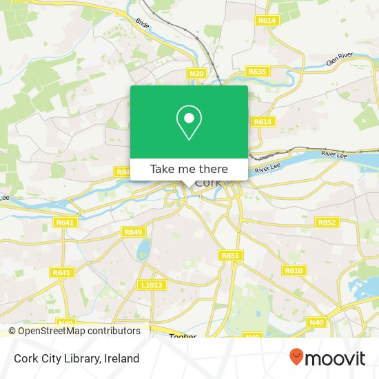 Cork City Library map