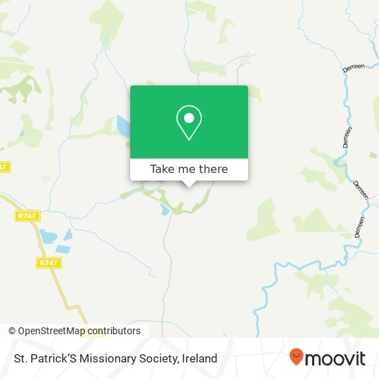 St. Patrick’S Missionary Society map