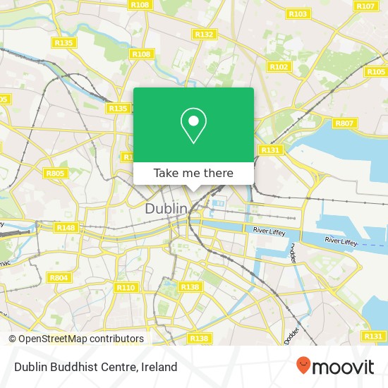 Dublin Buddhist Centre map