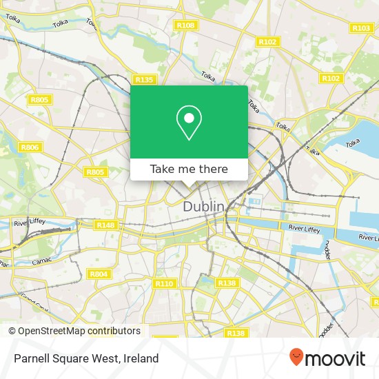 Parnell Square West map