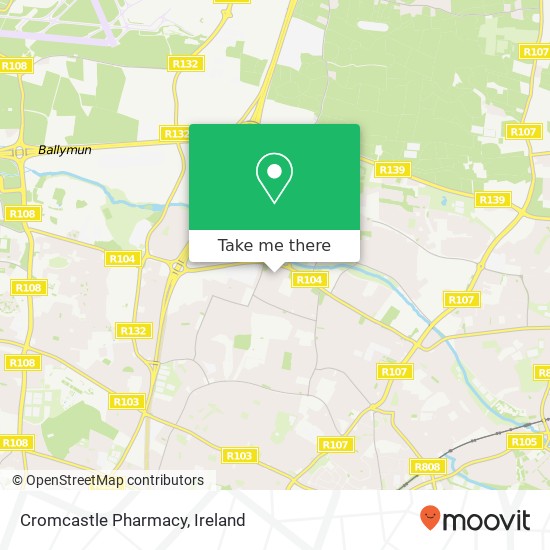 Cromcastle Pharmacy map