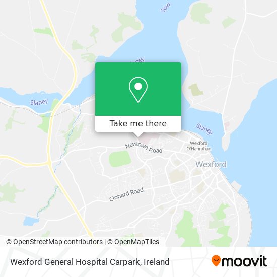 Wexford General Hospital Carpark map